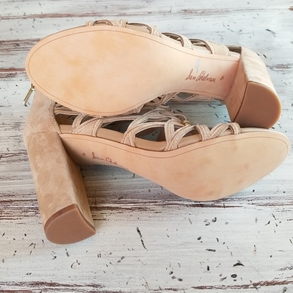 Sam Edelman Yeager Oatmeal Cage heel - Picture 5 of 8